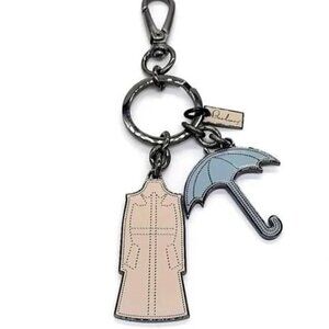 Burberry Bag Charm Key Chain umbrella & raincoat